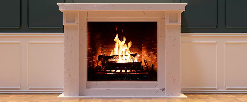 Decorative Electric Fireplace Installation in Daytona Beach, Florida
