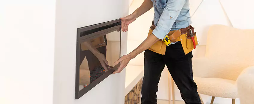 Metal Fireplace Installation in Daytona Beach, Florida
