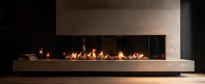 Gas Fireplace Ember Bed Design Services in Daytona Beach, Florida