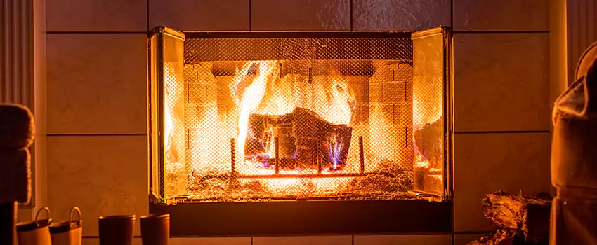 Mendota Hearth Landscape Fireplace Installation in Daytona Beach, Florida